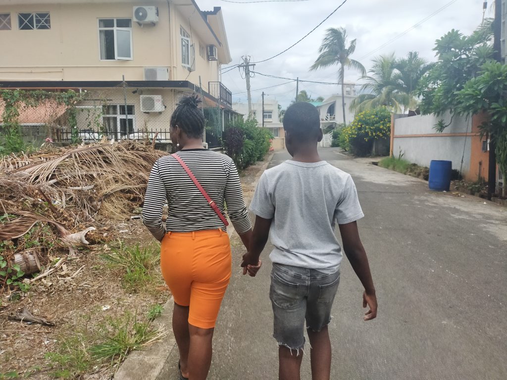 Mum and GrandSon in Flic en Flac