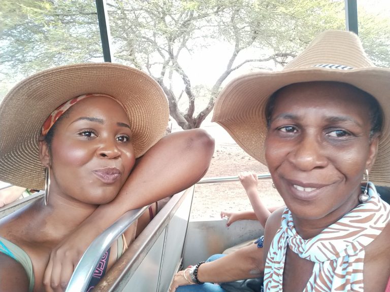 Mother and DAughter on Safari