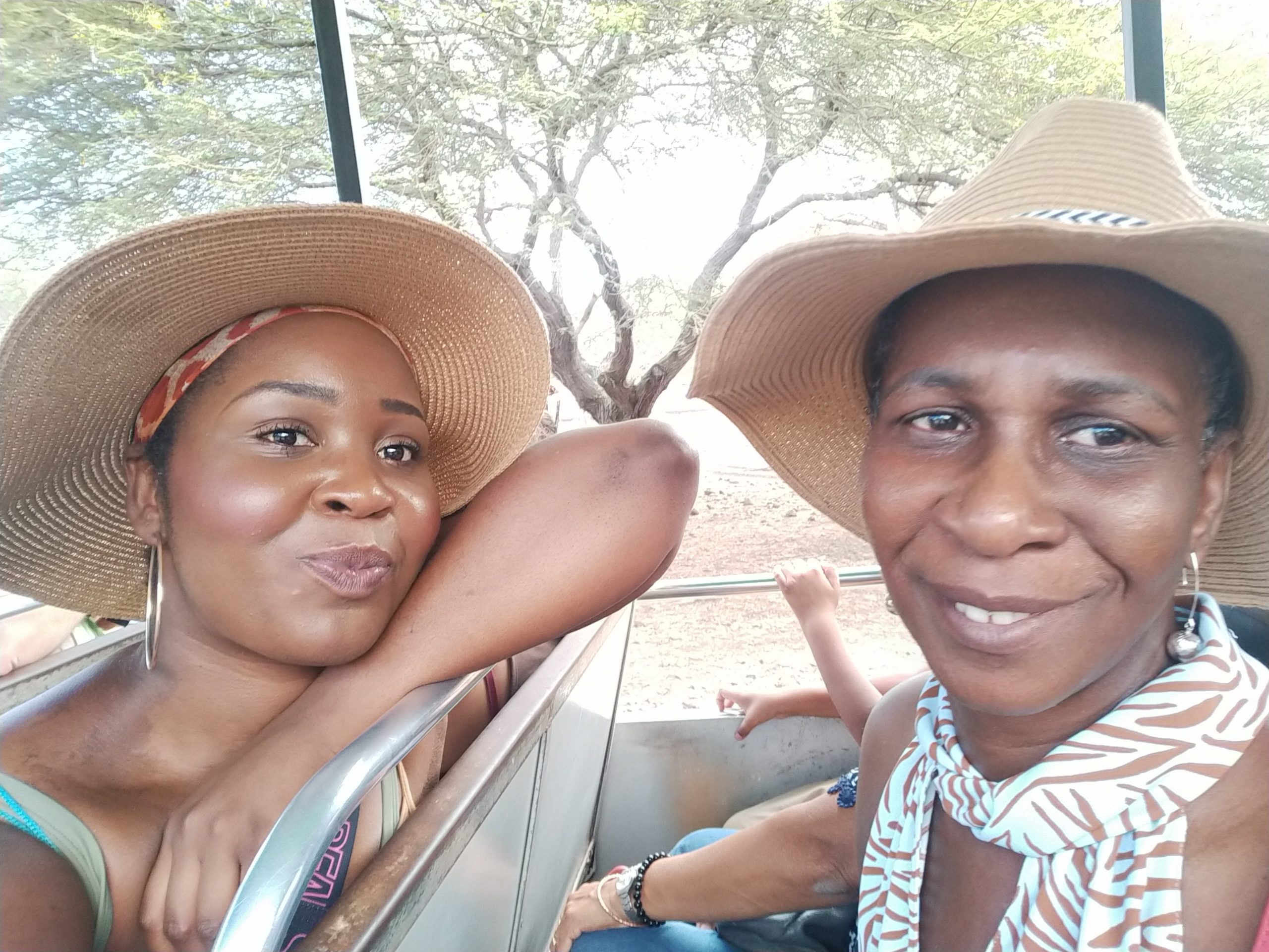 Mother and DAughter on Safari