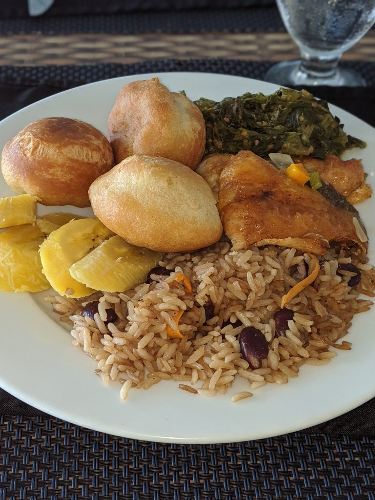 Dinner at Starfish Jolly Beach