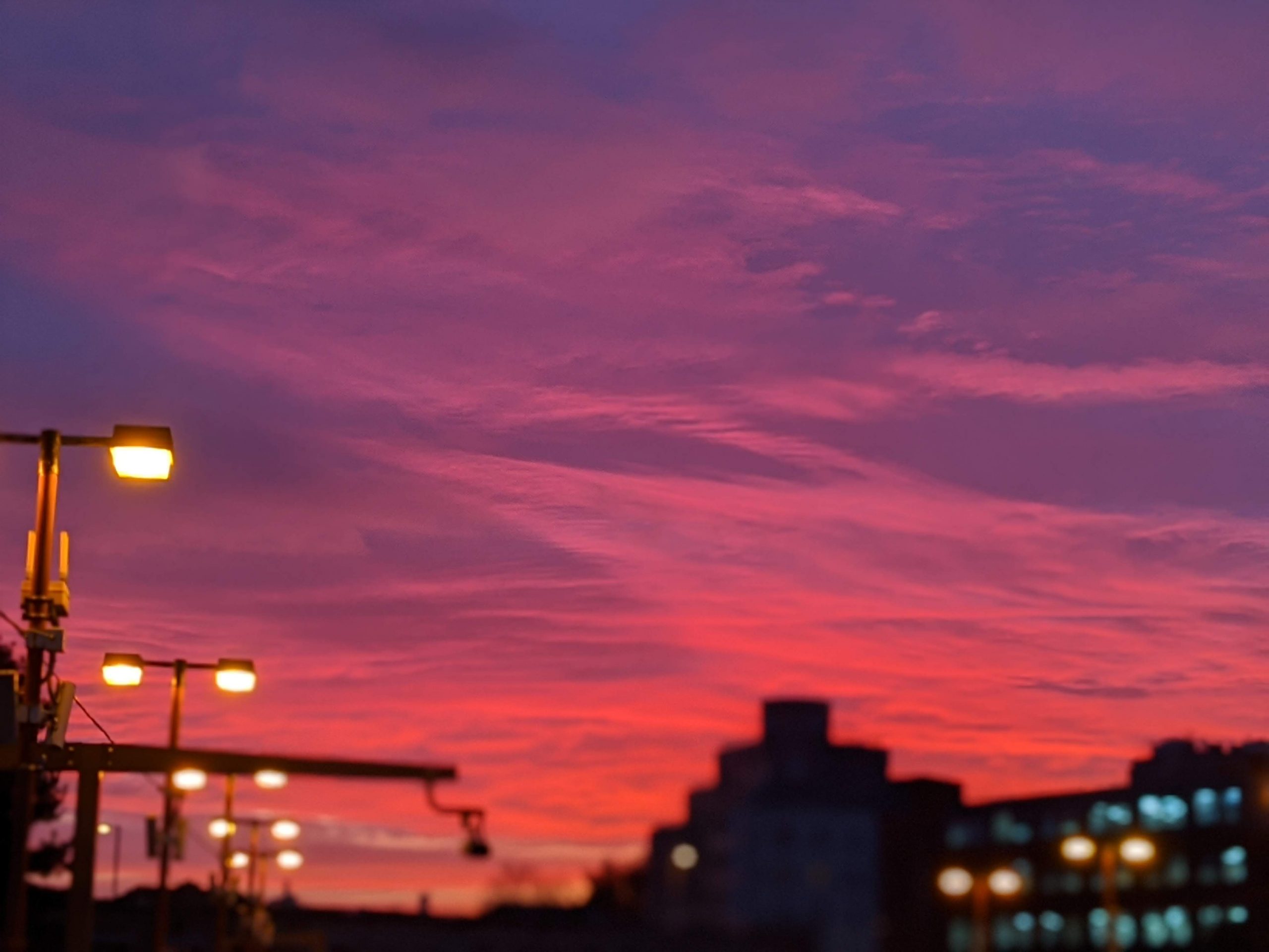 London Pink Skies