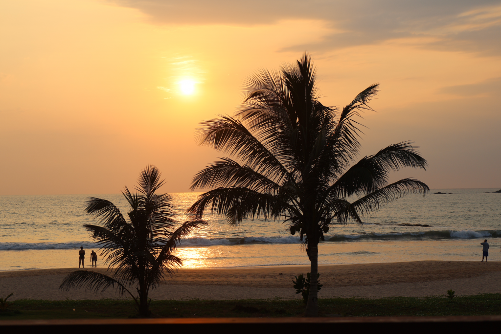 Sunset on Bentota Beach