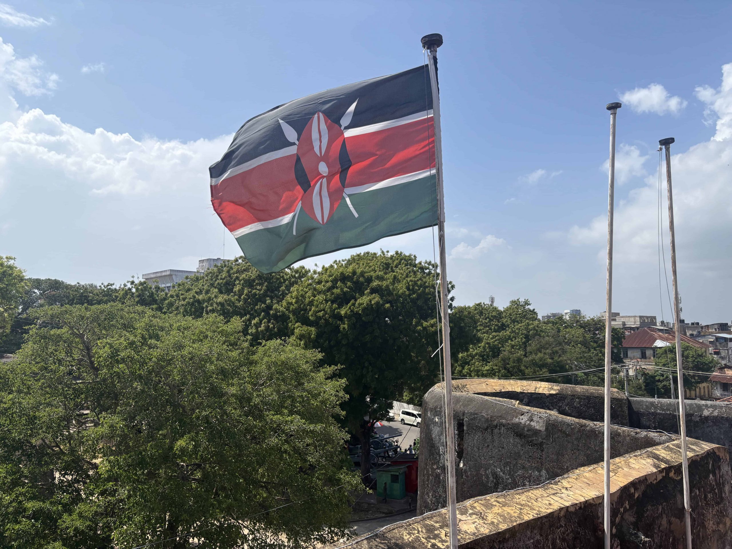 Kenyan Flag at Fort Jesus
