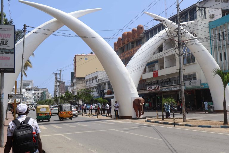 ELEPHANT TUSKS IN MOMBASA
