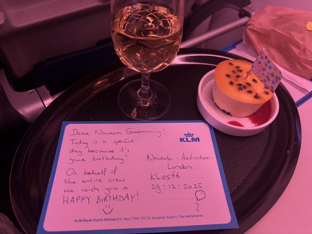 klm birthday card