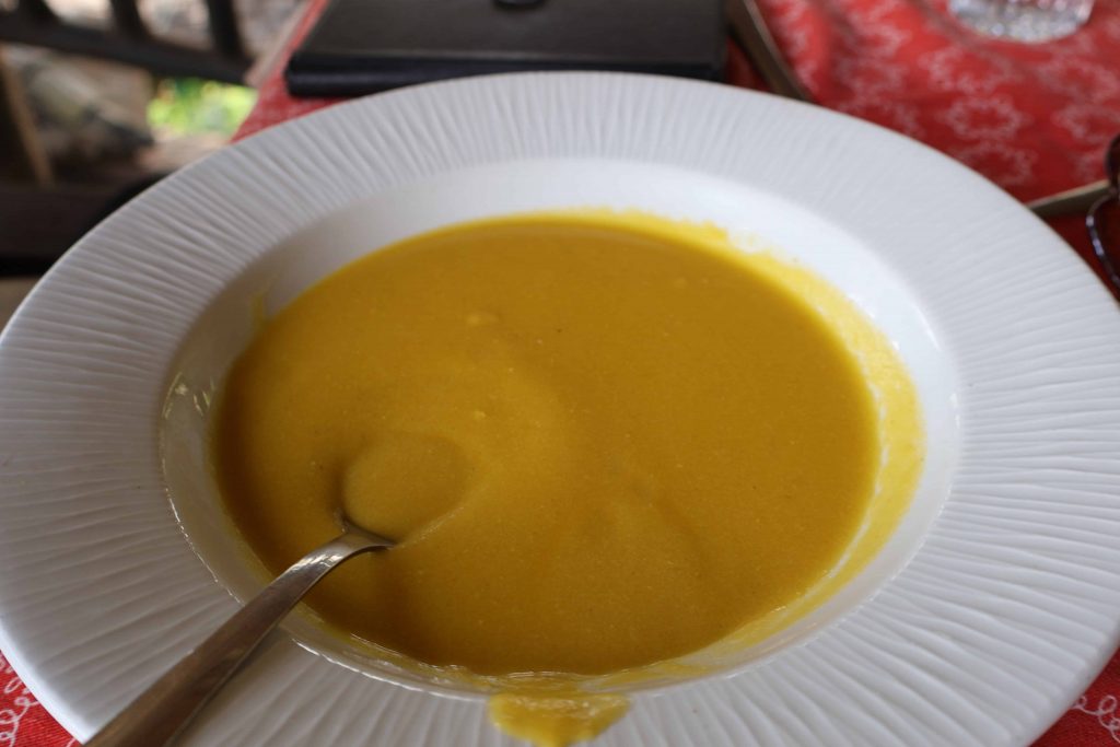 Soup at shimba hills restaurant